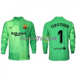 FC Barcelona fußball trikot Ter Stegen 1 Torhüter Herren Ausweich 2021-2022 Langarm