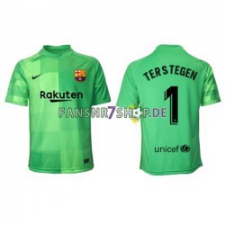 FC Barcelona fußball trikot Ter Stegen 1 Torhüter Herren Ausweich 2021-2022 Kurzarm