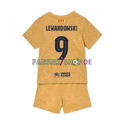 FC Barcelona fußball trikot Lewandowski 9 Kinder Auswärts 2022-2023 Kurzarm