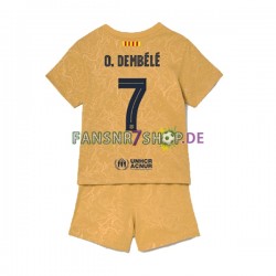 FC Barcelona fußball trikot Ousmane Dembele 7 Kinder Auswärts 2022-2023 Kurzarm