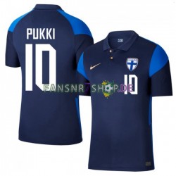 Finnland fußball trikot Teemu Pukki 10 Euro 2020 Herren Auswärts Kurzarm
