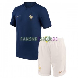 Frankreich fußball trikot WM 2022 Kinder Heim Kurzarm Frankreich fußball trikot WM 2022 Kinder Heim Kurzarm