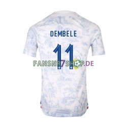 Frankreich fußball trikot WM 2022 Dembele 11 Herren Auswärts Kurzarm
