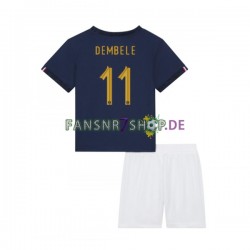 Frankreich fußball trikot WM 2022 Dembele 11 Kinder Heim Kurzarm Frankreich fußball trikot WM 2022 Dembele 11 Kinder Heim Kurzarm