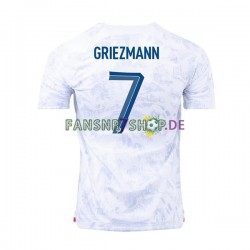 Frankreich fußball trikot WM 2022 Griezmann 7 Herren Auswärts Kurzarm Frankreich fußball trikot WM 2022 Griezmann 7 Herren Auswärts Kurzarm