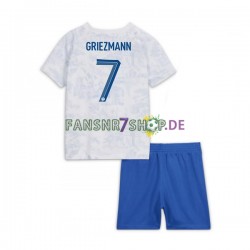 Frankreich fußball trikot WM 2022 Griezmann 7 Kinder Auswärts Kurzarm Frankreich fußball trikot WM 2022 Griezmann 7 Kinder Auswärts Kurzarm