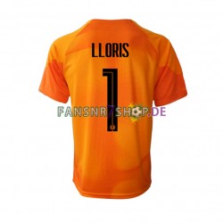 Frankreich fußball trikot WM 2022 Hugo Lloris 1 Torhüter Herren Auswärts Kurzarm