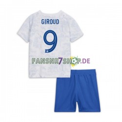 Frankreich fußball trikot WM 2022 Olivier Giroud 9 Kinder Auswärts Kurzarm Frankreich fußball trikot WM 2022 Olivier Giroud 9 Kinder Auswärts Kurzarm
