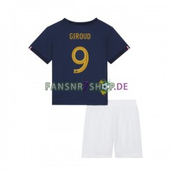 Frankreich fußball trikot WM 2022 Olivier Giroud 9 Kinder Heim Kurzarm Frankreich fußball trikot WM 2022 Olivier Giroud 9 Kinder Heim Kurzarm
