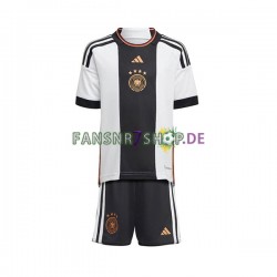 Deutschland fußball trikot WM 2022 Kinder Heim Kurzarm