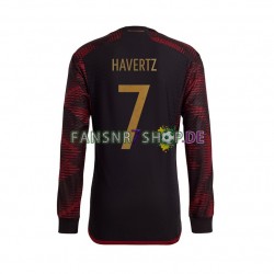 Deutschland fußball trikot WM 2022 Havertz 7 Herren Auswärts Langarm