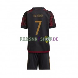 Deutschland fußball trikot WM 2022 Havertz 7 Kinder Auswärts Kurzarm
