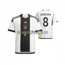 Deutschland fußball trikot WM 2022 Leon Goretzka 8 Herren Heim Kurzarm