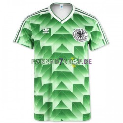 Deutschland fußball trikot Herren Auswärts Retro 1990 Kurzarm