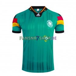 Deutschland fußball trikot 1992 Herren Auswärts Retro Kurzarm