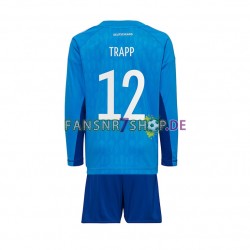 Deutschland fußball trikot WM 2022 TRAPP 12 Torhüter Kinder Heim Langarm