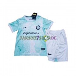 Inter Mailand fußball trikot Kinder Auswärts 2022-2023 Kurzarm