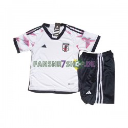 Japan fußball trikot WM 2022 Kinder Auswärts Kurzarm