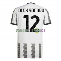 Juventus Turin fußball trikot Alex Sandro 12 Herren Heim 2022-2023 Kurzarm