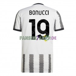 Juventus Turin fußball trikot Bonucci 19 Herren Heim 2022-2023 Kurzarm