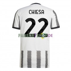 Juventus Turin fußball trikot Chiesa 22 Herren Heim 2022-2023 Kurzarm