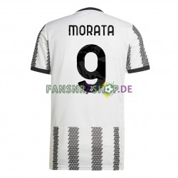Juventus Turin fußball trikot Morata 9 Herren Heim 2022-2023 Kurzarm
