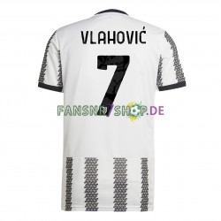 Juventus Turin fußball trikot Vlahovic 7 Herren Heim 2022-2023 Kurzarm