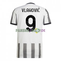 Juventus Turin fußball trikot Vlahovic 9 Herren Heim 2022-2023 Kurzarm