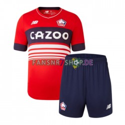 LOSC Lille fußball trikot Kinder Heim 2022-2023 Kurzarm