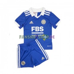Leicester City fußball trikot Kinder Heim 2022-2023 Kurzarm