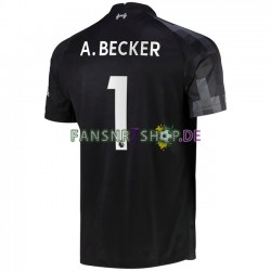 Liverpool fußball trikot A.Becker 1 Torhüter Herren Ausweich 2021-2022 Kurzarm