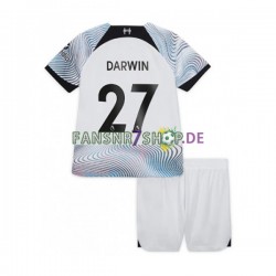 Liverpool fußball trikot Darwin Nunez 27 Kinder Auswärts 2022-2023 Kurzarm