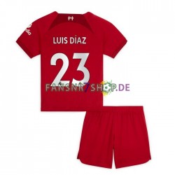 Liverpool fußball trikot Luis Diaz 23 Kinder Heim 2022-2023 Kurzarm
