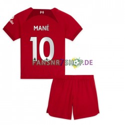 Liverpool fußball trikot Mane 10 Kinder Heim 2022-2023 Kurzarm