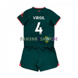Liverpool fußball trikot Virgil van Dijk 4 Kinder Ausweich 2022-2023 Kurzarm