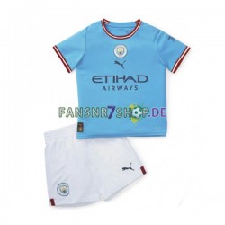 Manchester City fußball trikot Kinder Heim 2022-2023 Kurzarm