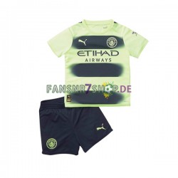 Manchester City fußball trikot Kinder Ausweich 2022-2023 Kurzarm