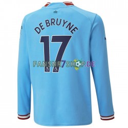 Manchester City fußball trikot De Bruyne 17 Herren Heim 2022-2023 Langarm
