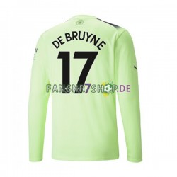 Manchester City fußball trikot De Bruyne 17 Herren Ausweich 2022-2023 Langarm
