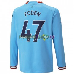 Manchester City fußball trikot Foden 47 Herren Heim 2022-2023 Langarm