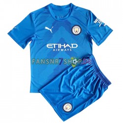 Manchester City fußball trikot Torhüter Kinder Auswärts 2022-2023 Kurzarm