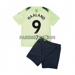 Manchester City fußball trikot Haaland 9 Kinder Ausweich 2022-2023 Kurzarm