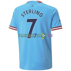 Manchester City fußball trikot Sterling 7 Herren Heim 2022-2023 Kurzarm