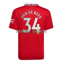 Manchester United fußball trikot Donny van de Beek 34 Herren Heim 2022-2023 Kurzarm