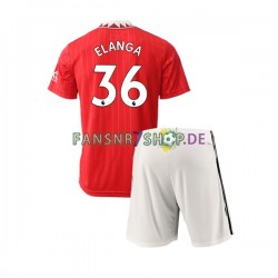 Manchester United fußball trikot Elanga 36 Kinder Heim 2022-2023 Kurzarm