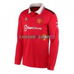 Manchester United fußball trikot Herren Heim 2022-2023 Langarm