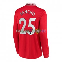 Manchester United fußball trikot Jadon Sancho 25 Herren Heim 2022-2023 Langarm