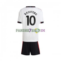 Manchester United fußball trikot Rashford 10 Kinder Auswärts 2022-2023 Kurzarm
