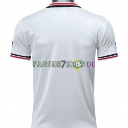 Manchester United fußball trikot 1985 Herren Auswärts Retro Kurzarm