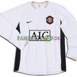 Manchester United fußball trikot 2006-2007 Herren Auswärts Retro Langarm